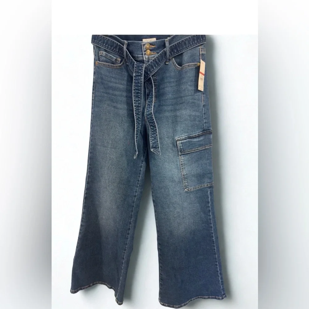 Sofia by Sofia Vergara Blue Wide-Leg Jeans - Picture 2 of 10